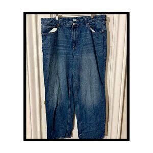 Denim From H&M Baggy Wide Leg Jeans In Size 18